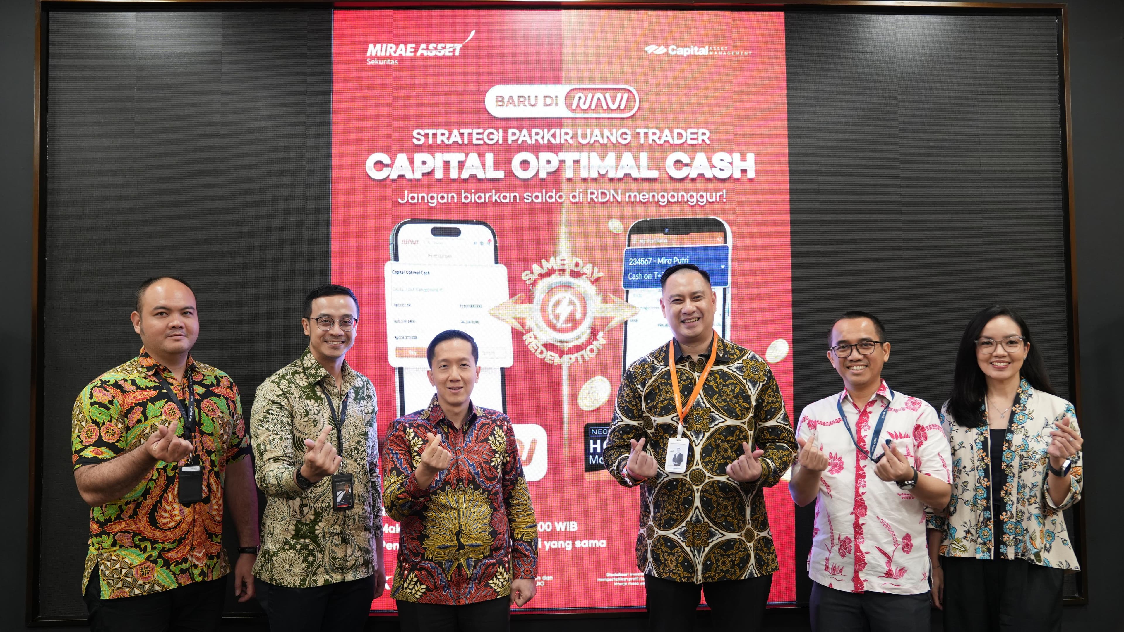 Gandeng Capital AM, Mirae Asset Tawarkan Reksa Dana Pasar Uang Sameday Redeem