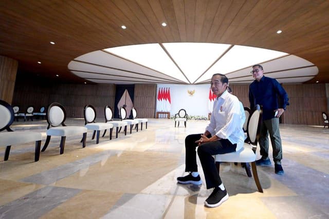 Jokowi Pastikan Pembangunan Istana IKN Terus Berjalan dan Sudah Bisa Digunakan