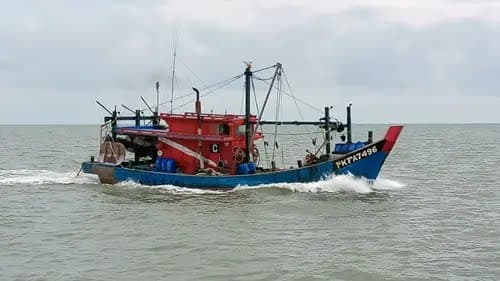 KKP Tangkap Kapal Asing Bendera Malaysia Mencuri Ikan di Selat Malaka