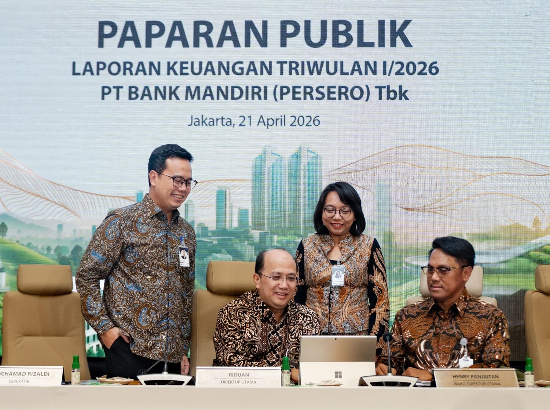 Bank Mandiri Catat Laba Bersih Rp15,4 Triliun di Kuartal I 2026