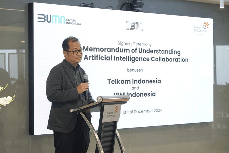 Kembangkan AI, Telkom Gandeng IBM Indonesia