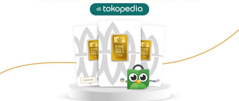 ANTM Hadirkan Butik Emas Official di Tokopedia