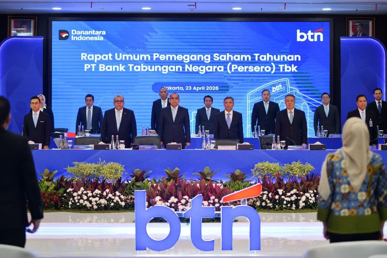 Bank BTN Laporkan Laba Naik 55,8 Persen Tembus Rp1,1 Triliun Pada April 2026
