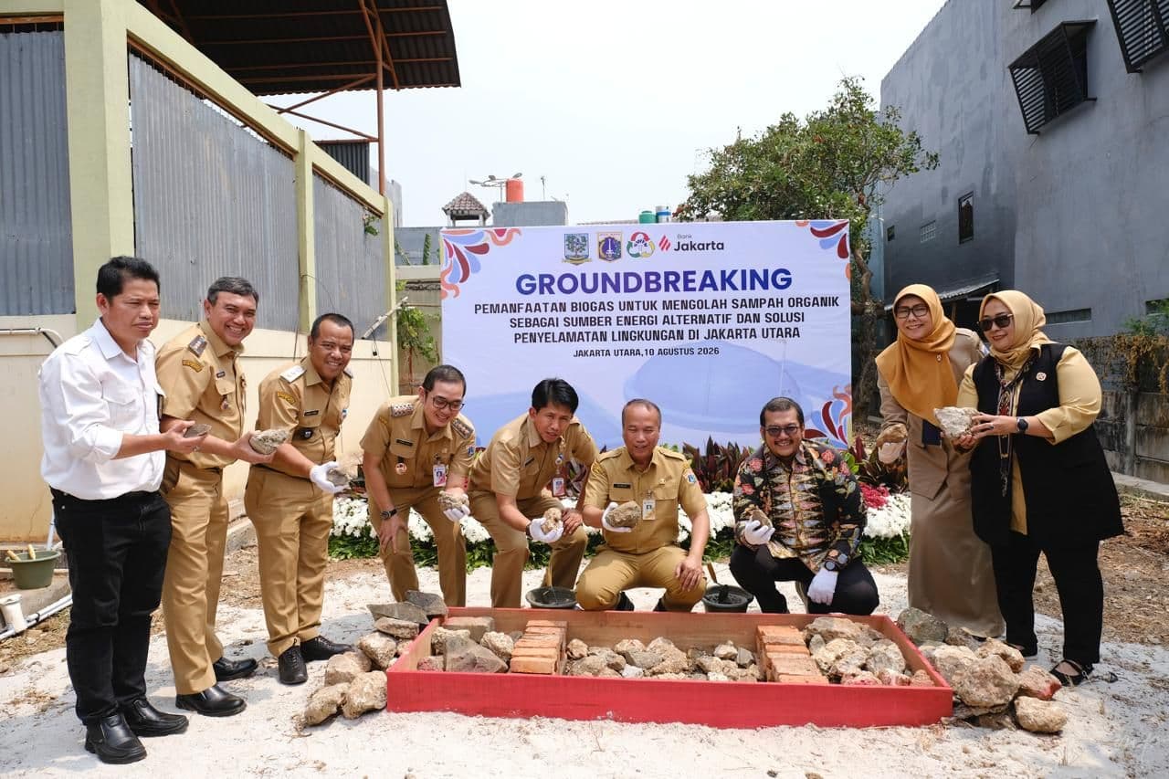 Aksi Keuangan Berkelanjutan, Bank Jakarta Bangun Biodigester Komunal 