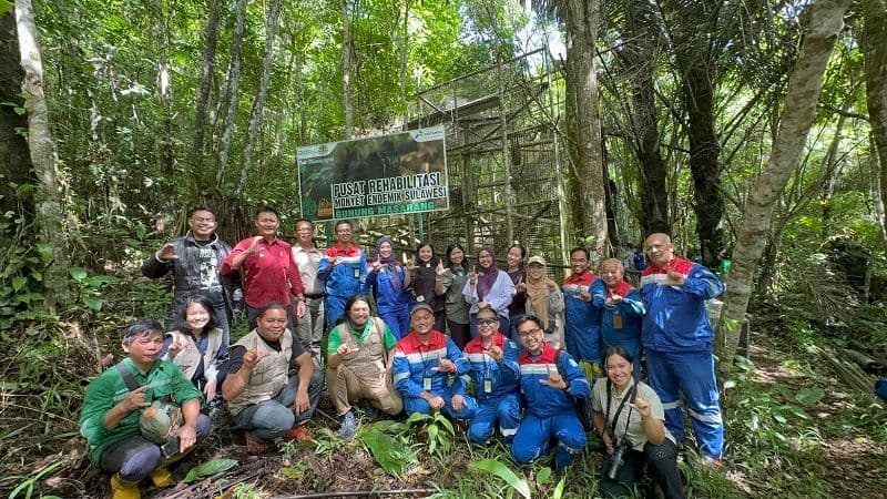 Lindungi Yaki hingga Kembangkan Aren, PGE Lahendong Perkuat Konservasi di Sulawesi Utara