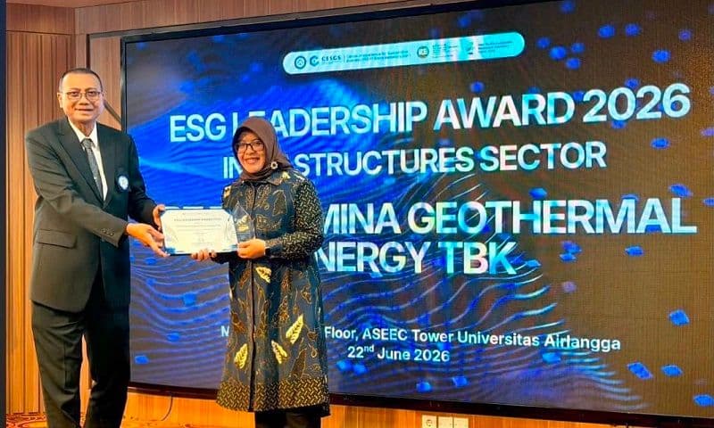 PGEO Cetak Prestasi Global, Jadi Perusahaan Infrastruktur Terbaik dalam Ajang ESG Leadership Award 2026