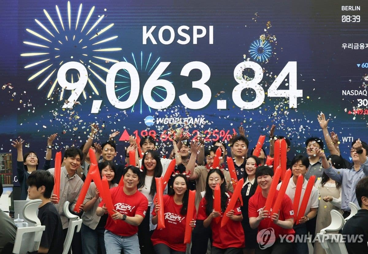 Indeks Kospi Melonjak 2,25 Persen