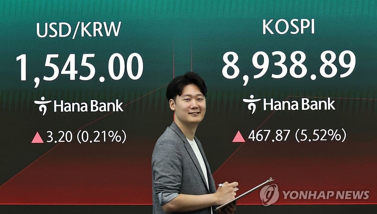 Indeks Kospi Melambung 5,42 Persen
