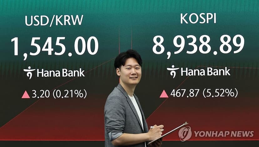Indeks Kospi Melambung 5,42 Persen
