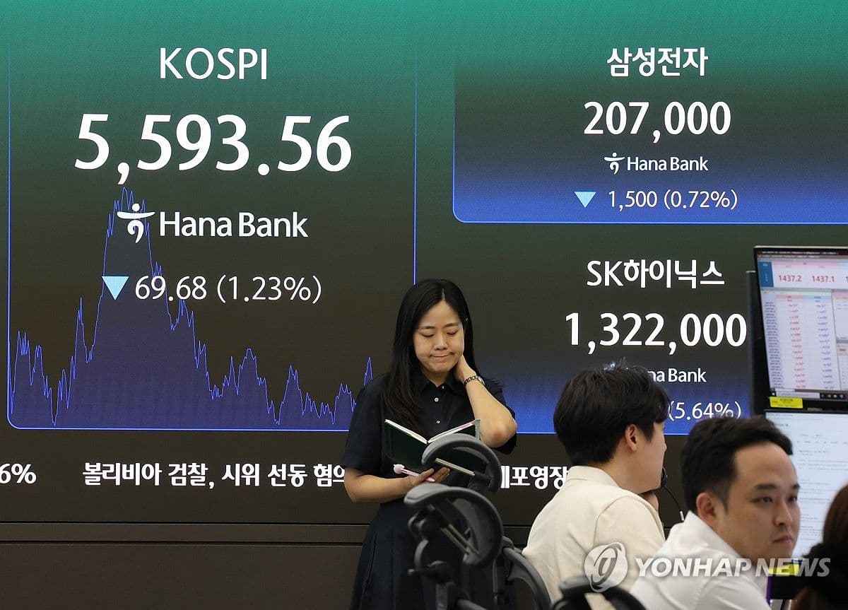 Indeks Kospi Merosot 1,23 Persen