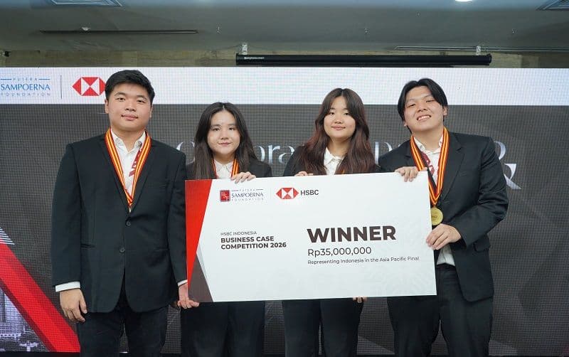 Sampoerna University Raih Juara HSBC Indonesia Business Case Competition 2026