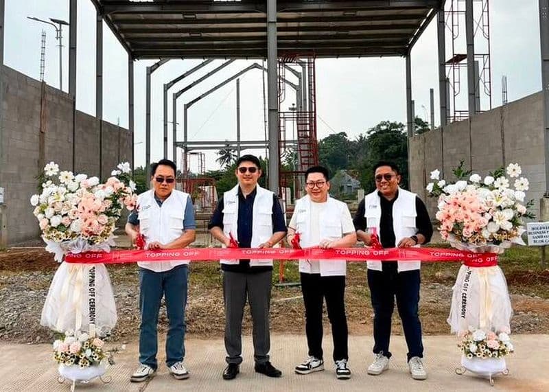 Proyek Raksasa TRINLAND di Lampung Masuk Babak Baru, Holdwell Business Park Resmi Topping Off
