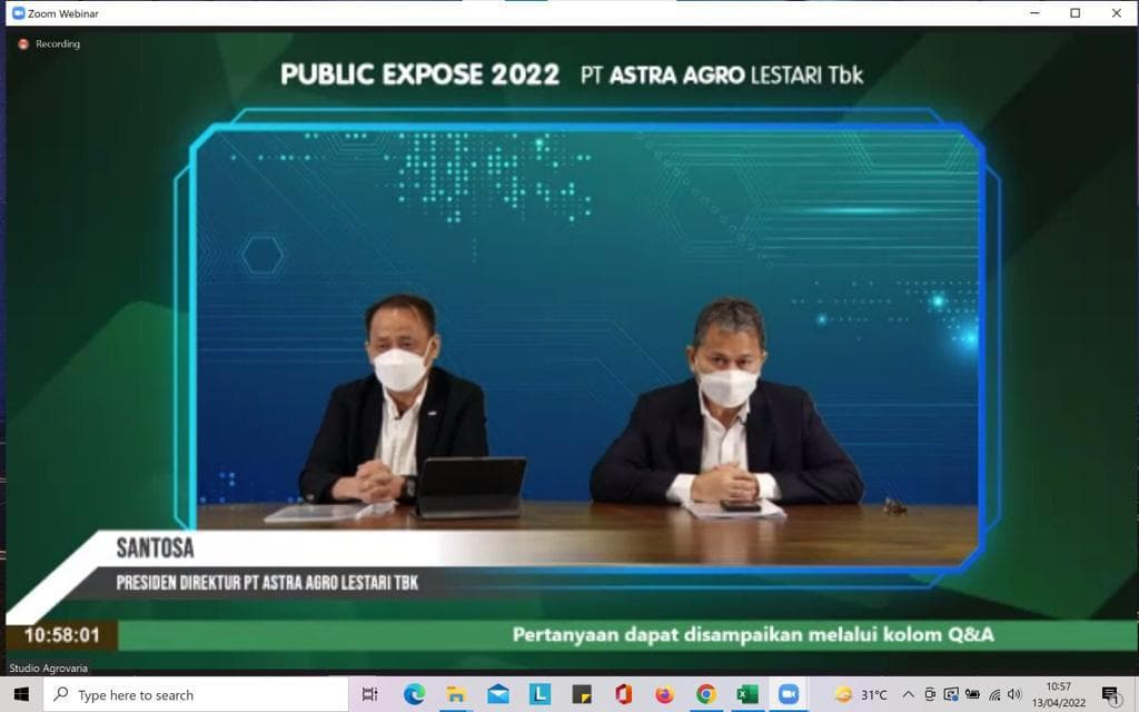 Hapus Rugi Kontrak Komoditas, AALI Cetak Laba Rp809 Miliar Pada Semester I 2022