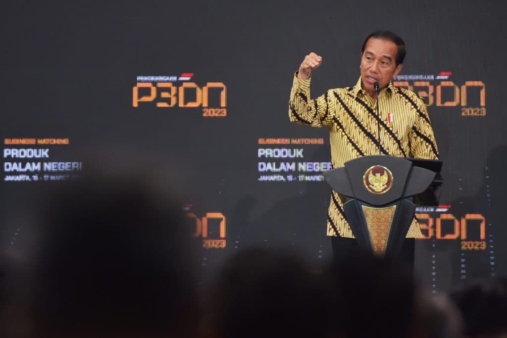 Presiden Jokowi Ingatkan Kementerian/Lembaga Tak Gunakan APBN untuk Beli Produk Impor