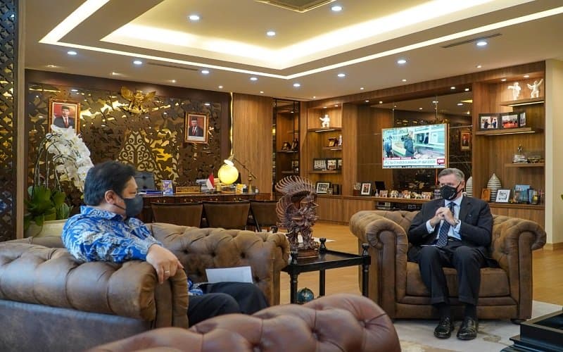 Menko Airlangga Bertemu Dubes Selandia Baru, Ajak Investasi Sektor Energi