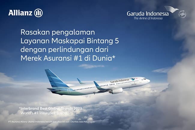 Garuda Indonesia dan Allianz Jalin Sinergi dalam Perlindungan Penumpang Pesawat