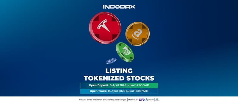 INDODAX Hadirkan Tokenized Stocks, Perluas Akses Investor ke Aset Global Berbasis Blockchain