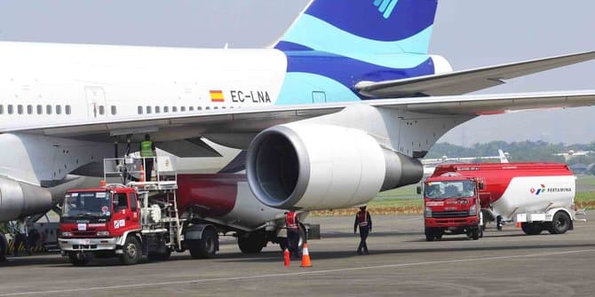 Pertamina Catat Penjualan Avtur Turun 96 Persen