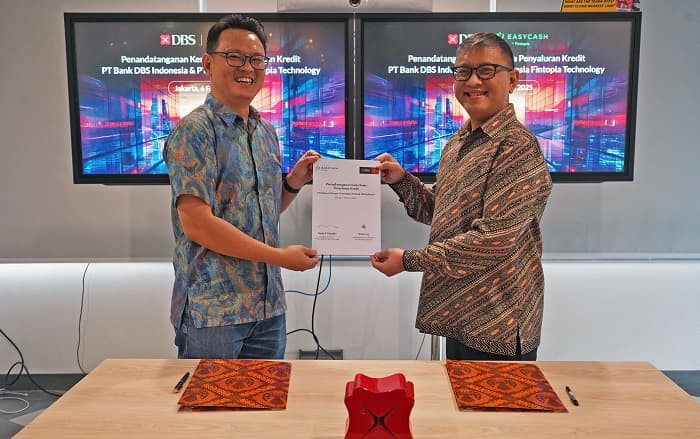 Bank DBS Indonesia & Easycash Jalin Kemitraan Strategis untuk Tingkatkan Penyaluran Kredit serta Mendukung Inklusi Keuangan
