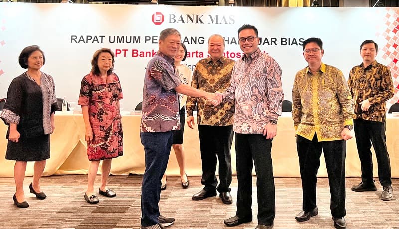 RUPSLB Bank MAS Restui Edwin Ariono Sebagai Direktur Perseroan Efektif Sejak Dikeluarkannya Persetujuan Fit and Proper Test dari OJK