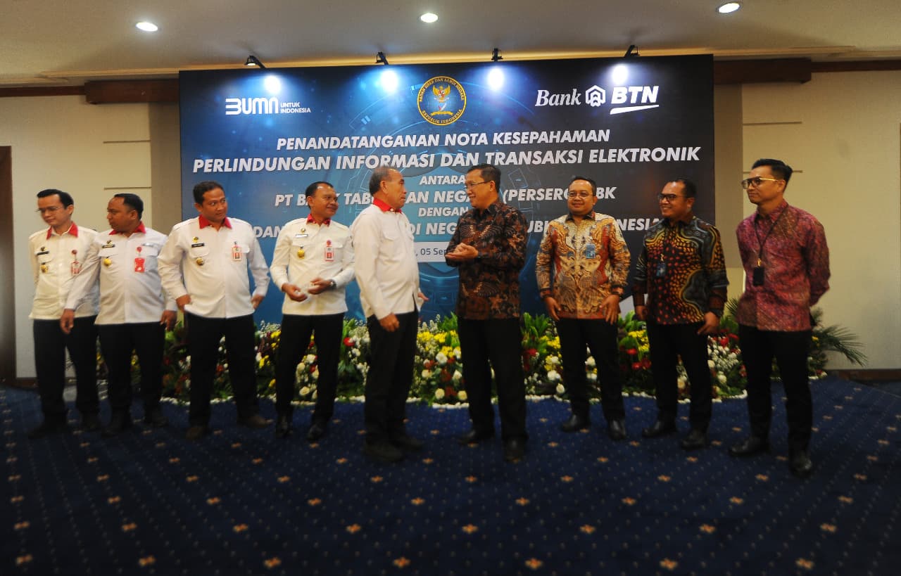 Perkokoh Benteng Digital, BBTN Gandeng BSSN