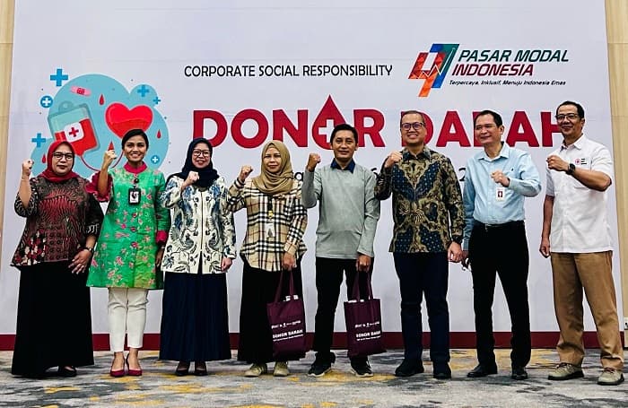 Pasar Modal Indonesia Gelar Kegiatan Donor Darah bagi Masyarakat Surabaya