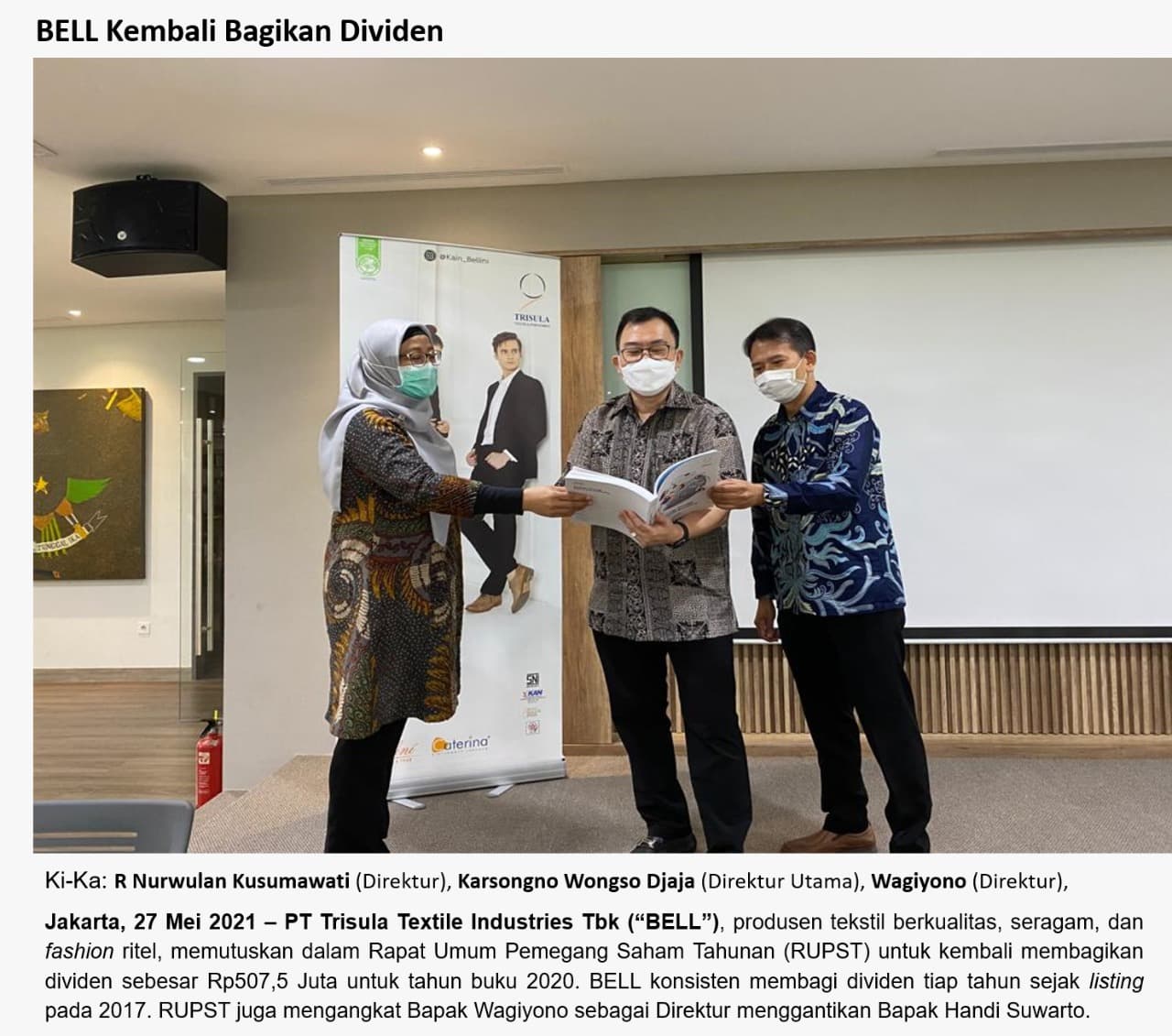 BELL Siapkan Rp30 Miliar Guna Buyback Saham Beredar