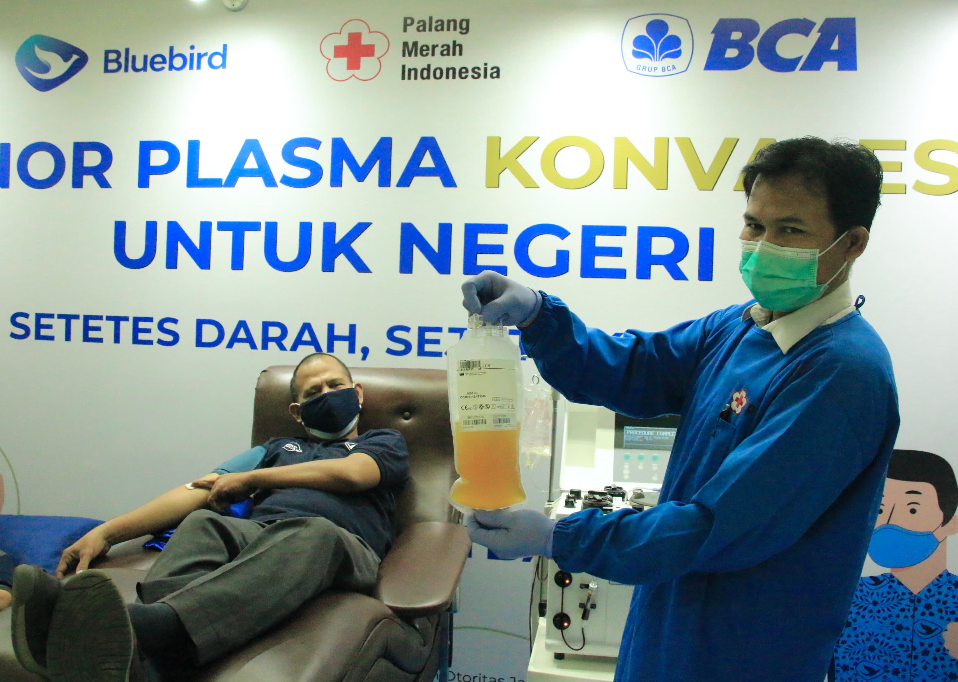 BIRD Gandeng PMI dan BBCA Selenggarakan Kegiatan Donor Plasma Konvalesen