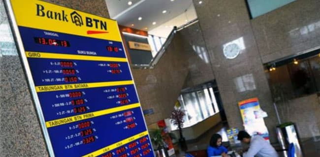 Turun 53%, BBTN Paling Melorot Diantara Emiten Bank BUMN
