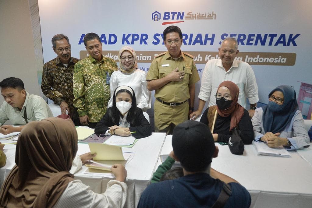 Kejar Penyaluran KPR Syariah 45.750 Unit, BTN Syariah Gandeng Tapera Gelar Akad Massal