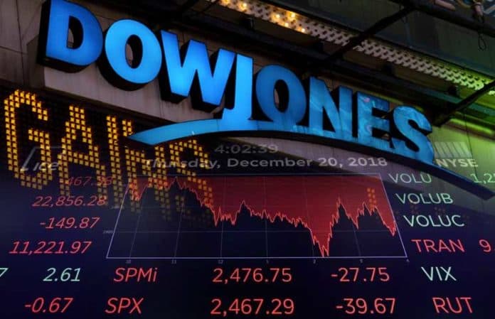 Rentetan Torehan Rekor Dow Jones Terhenti