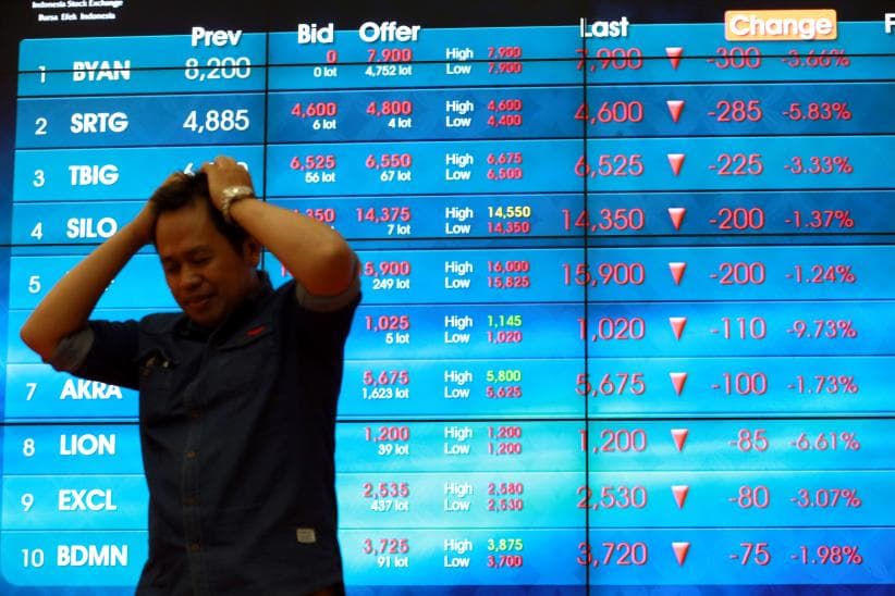 Sentimen Negatif dari AS Pangkas IHSG ke Level 5382