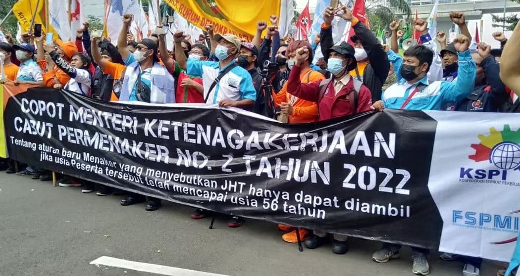 Tegas, Serikat Buruh Tuntut Menaker Cabut Permenaker 2/2022