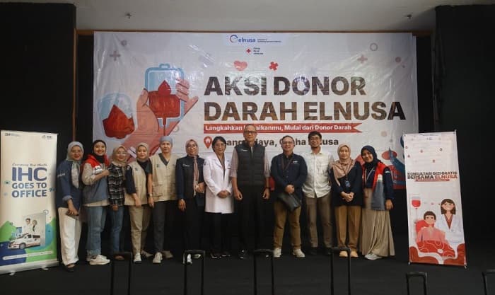 Gandeng PMI dan IHC dalam Aksi Donor Darah di Graha Elnusa, Perwira Elnusa Berhasil Kumpulkan 155 Labu Darah