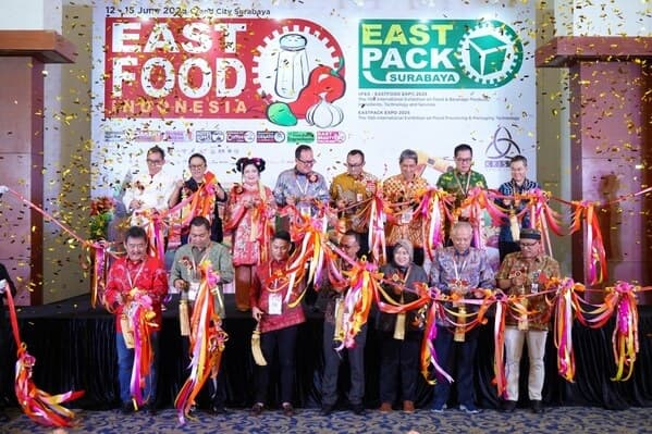 EastFood (IIFEX) dan EastPack Surabaya 2025 Resmi Dibuka, Tawarkan Peluang Bisnis dan Inovasi di Industri Makanan dan Kemasan