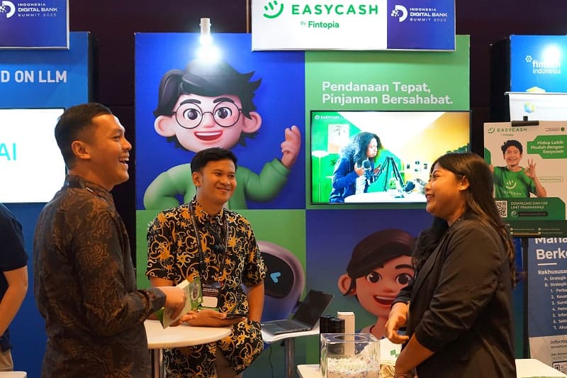 Perkuat Ekosistem Keuangan Digital, Easycash Dukung Kolaborasi Bank-Pindar di IDBS 2025