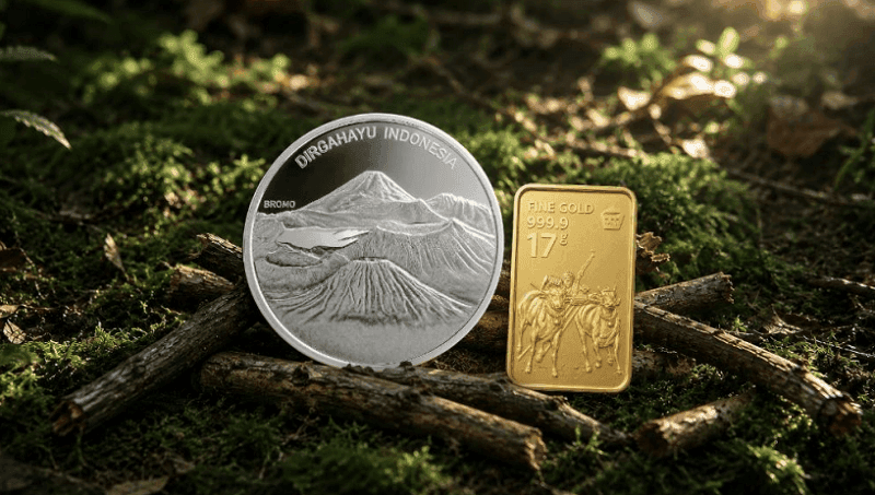 ANTAM Hadirkan Emas Kemerdekaan Pertama di Indonesia dengan Relief Tiga Dimensi