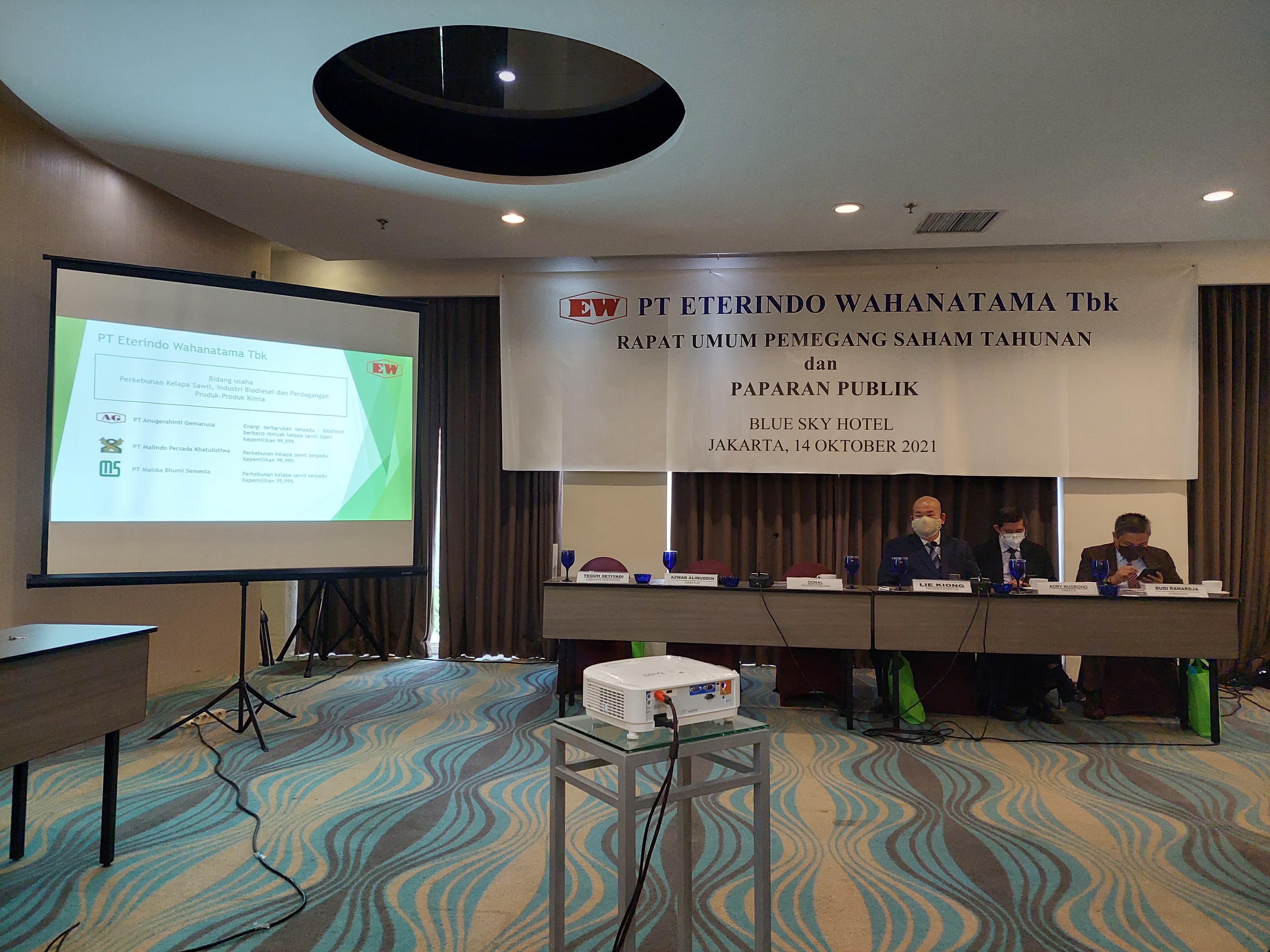 ETWA Sebut Investor Siap Suntik Dana Segar Sebesar Rp150 Miliar