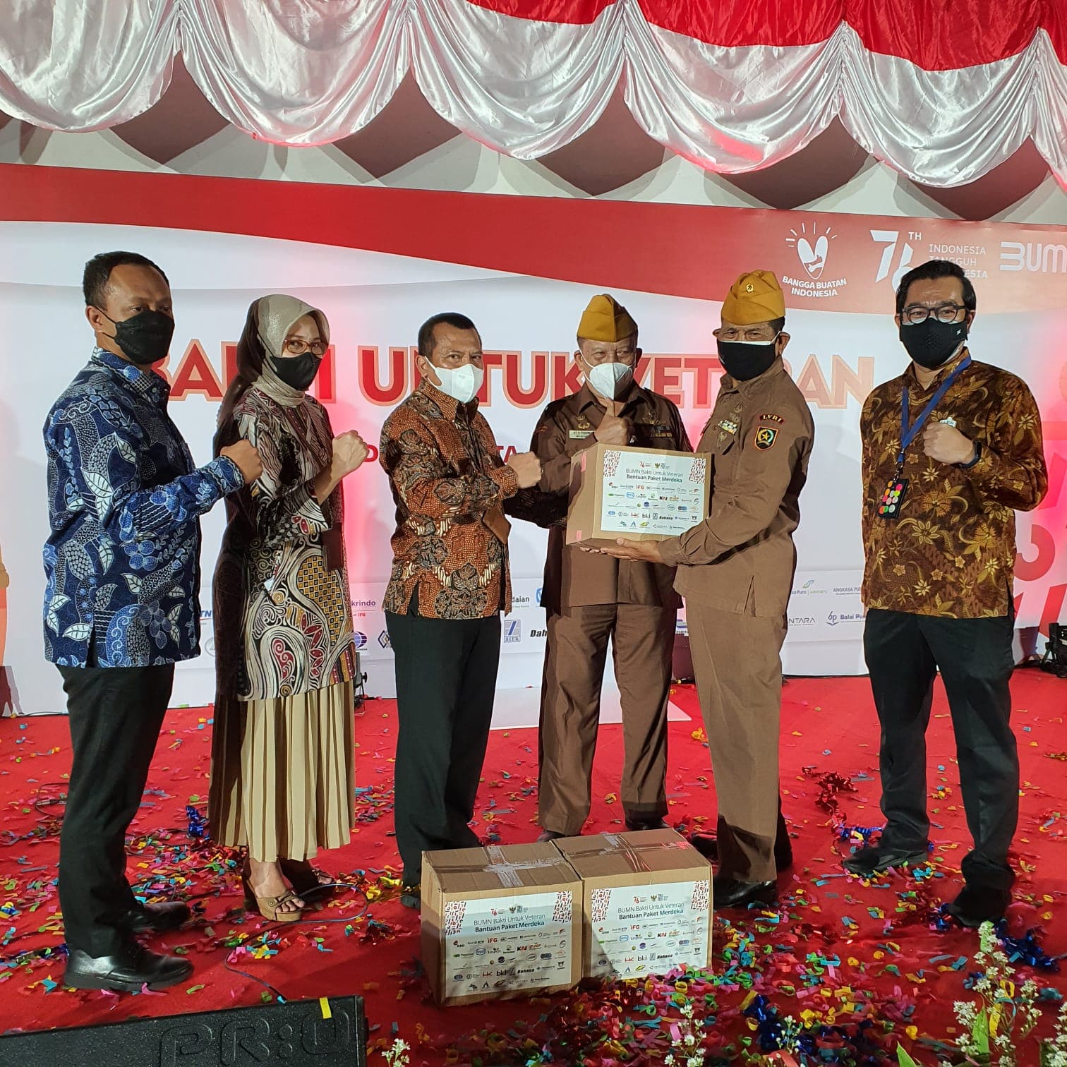 Peringati Kemerdekaan, IFG Berbagi Sembako Kepada Veteran