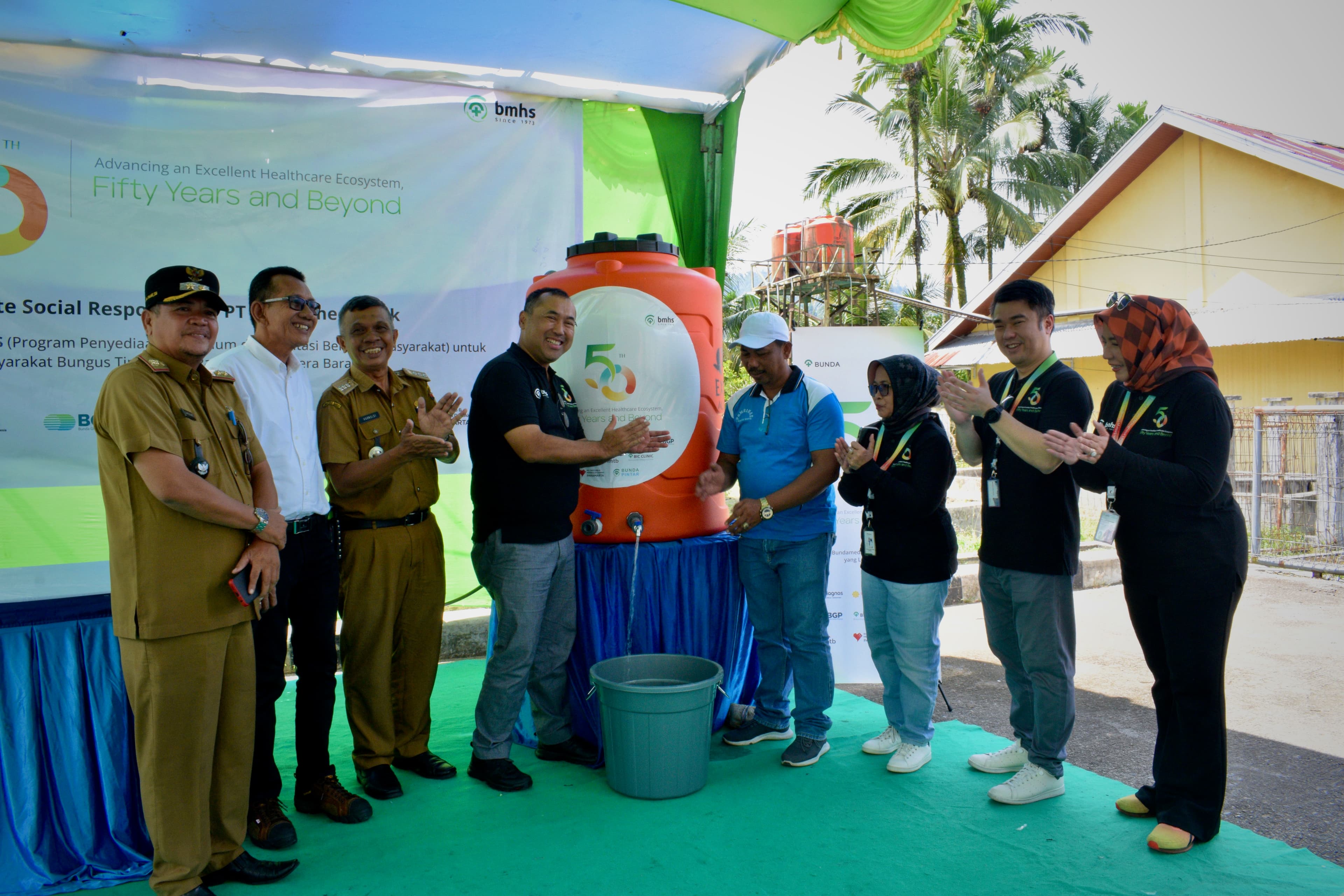 Sambut HUT 50 Tahun, BMHS Inisiasi Program Air Bersih untuk Masyarakat