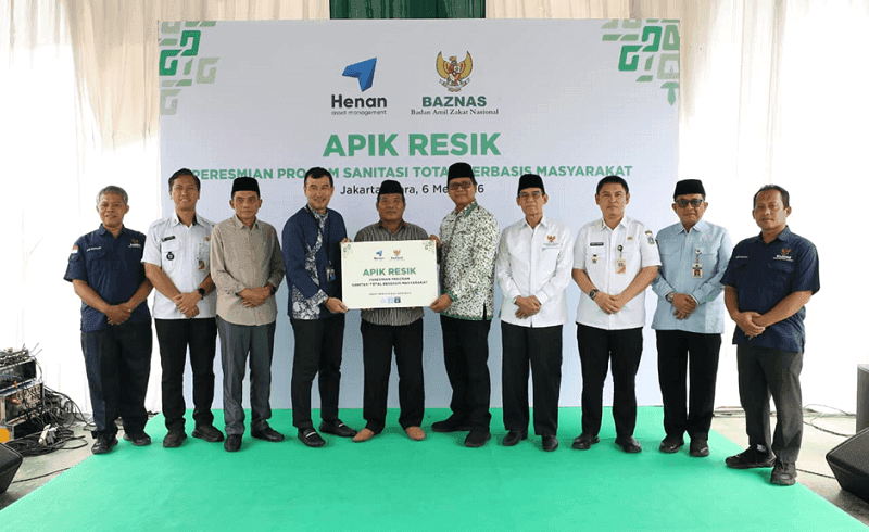 Henan Asset Gelontorkan Rp581 Juta dalam Gerakan Sanitasi Nasional Bareng BAZNAS