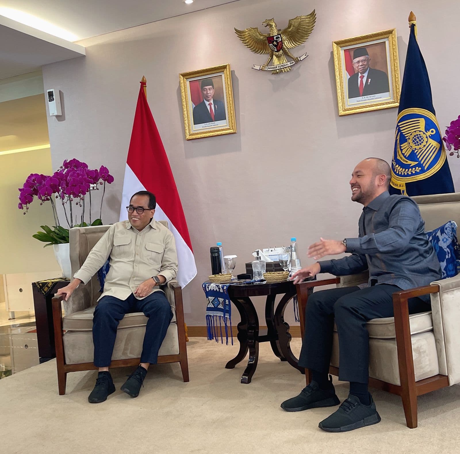 Jalin Kolaborasi, HIPMI dan Kemenhub Bahas Digitalisasi Tol Laut