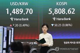 Indeks Kospi Melemah 0,86 Persen