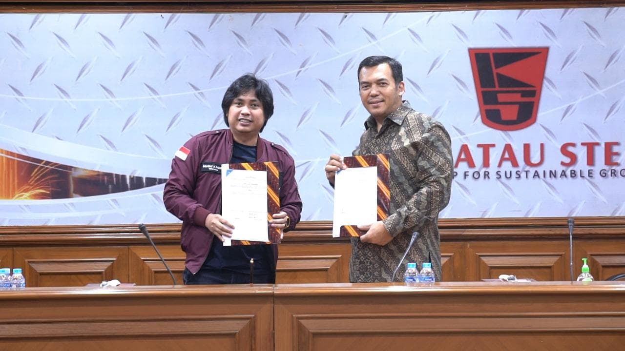 HIPMI dan Krakatau Steel Lakukan MoU untuk Majukan Industri Baja Nasional