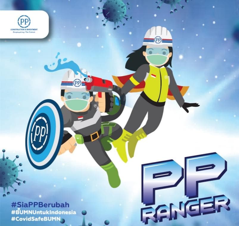 Kampanyekan Protokol Kesehatan, PTPP Luncurkan Icon Covid Ranger PP