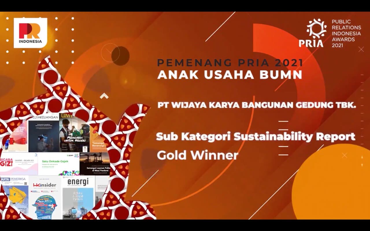 WEGE Raih Gold Winner di Ajang PRIA 2021