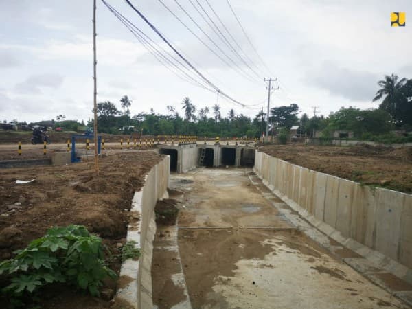 Kementerian PUPR Bangun Saluran Pengendali Banjir KEK Mandalika