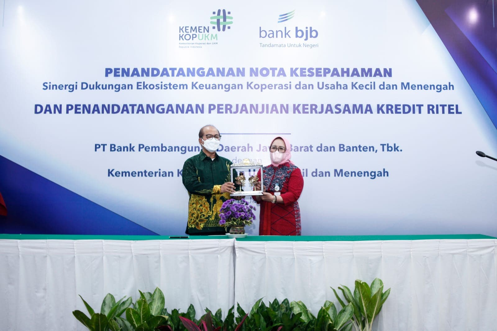 BJBR Gandeng Kemenkop UKM Salurkan Kredit Ritel