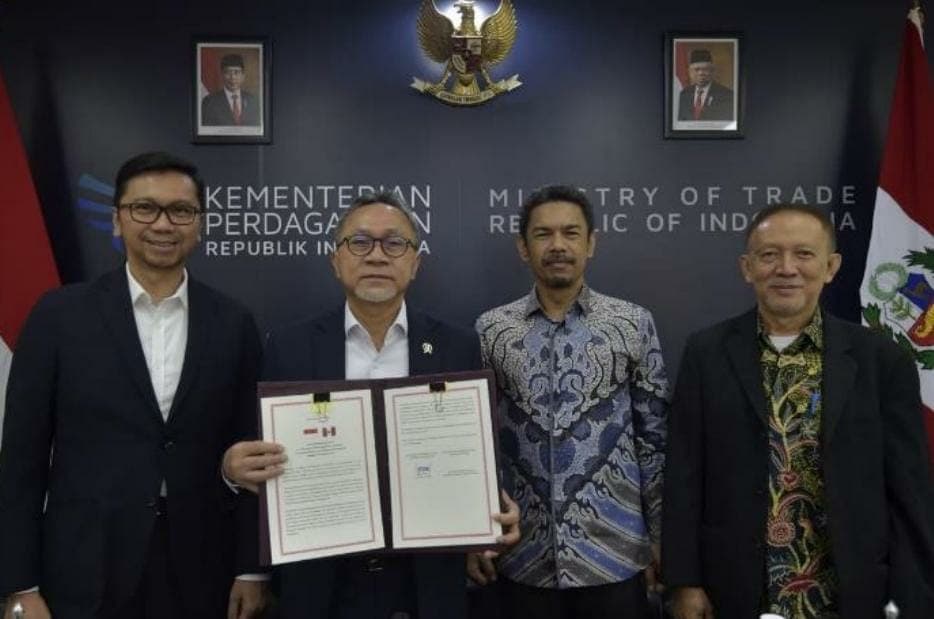 Indonesia dan Peru Resmi Luncurkan Perundingan Perjanjian Kemitraan Ekonomi Komprehensif