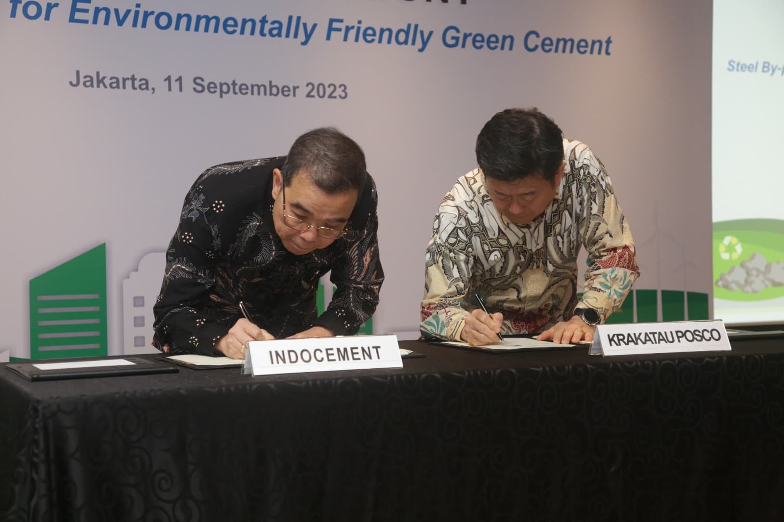 INTP Teken Nota Kesepahaman dengan KRAKATAU POSCO